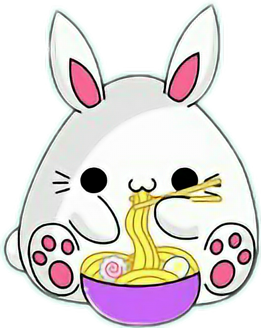 Cute bunny spaghetti.