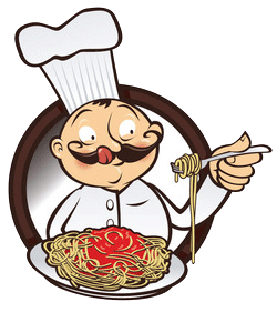 Spaghetti lunch clip.