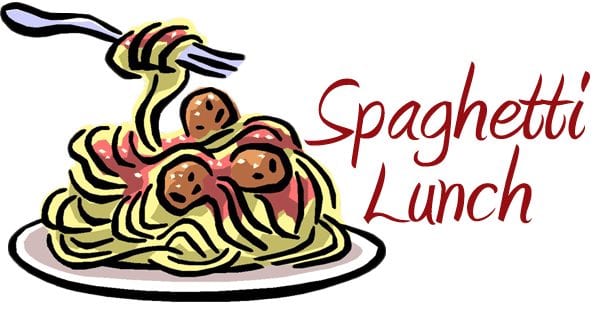 Free spaghetti lunch.