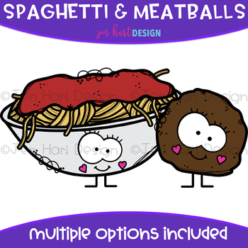 spaghetti clipart meatball