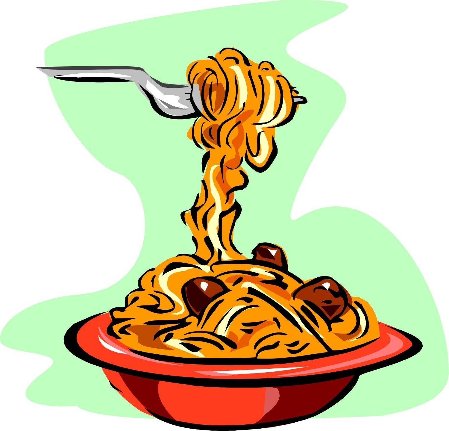 Plate Of Spaghetti Clipart