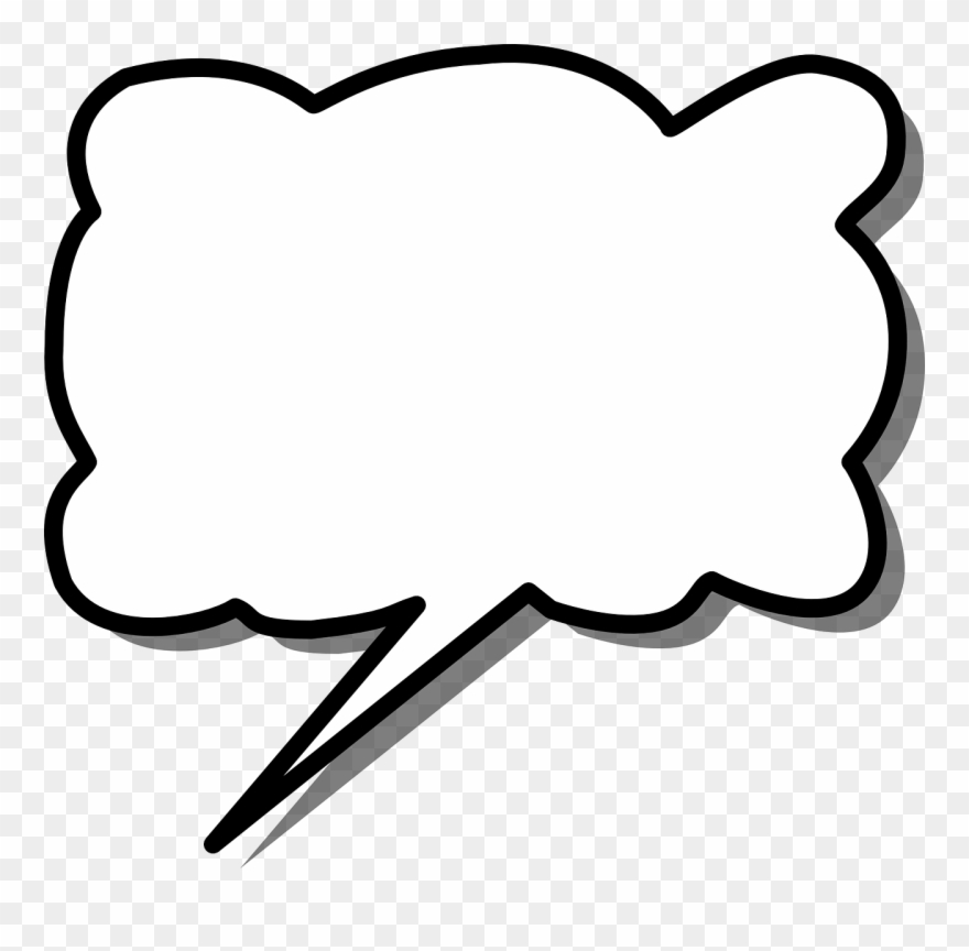 Speech, Bubble, Cloud, Arrow, Message, Icon, Blank