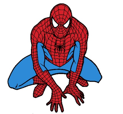 Spiderman clipart free.