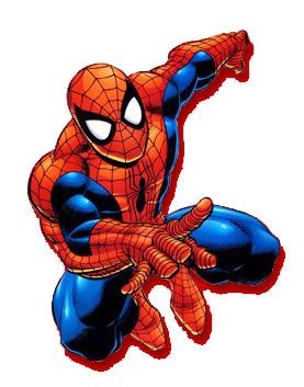 Spiderman clip art.