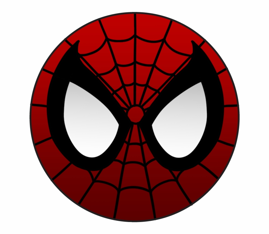 Spiderman face png.