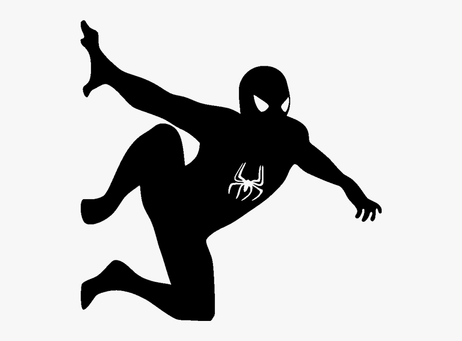 Silhouette Spiderman