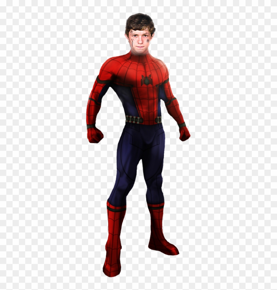 Spiderman standing png.