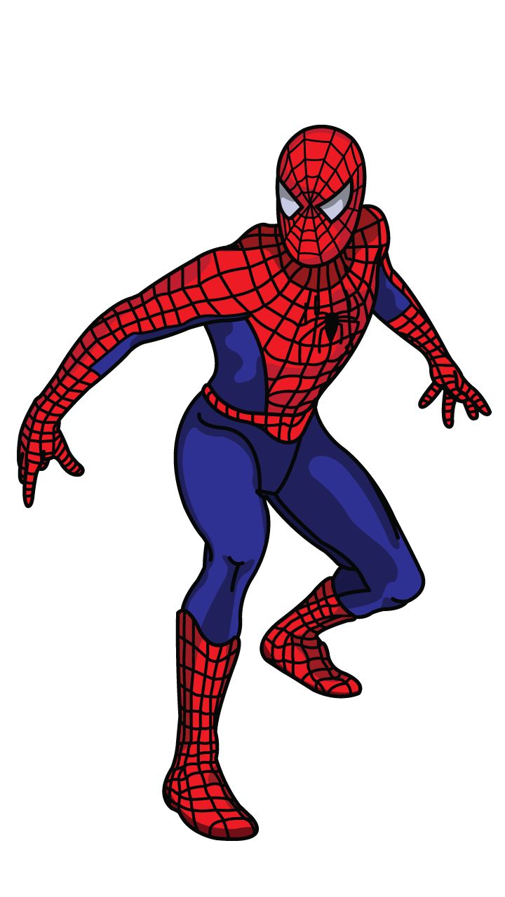 Free Spiderman Clipart standing, Download Free Clip Art on