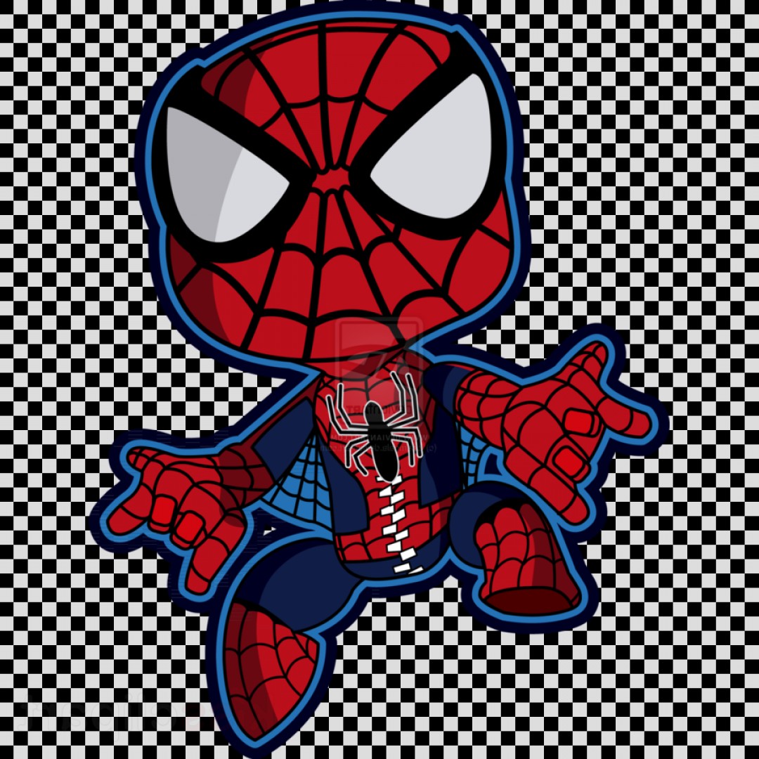 Little spiderman vector.