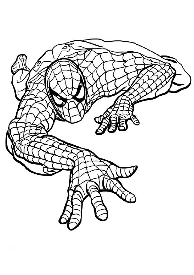 Free Spiderman Clipart Black And White, Download Free Clip