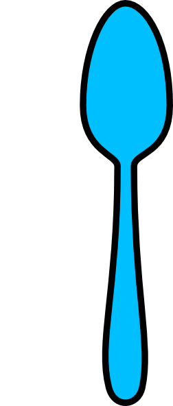 spoon clipart colorful