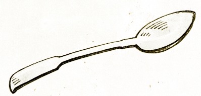 spoon clipart drawing