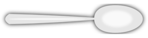 Spoon horizontal clip.
