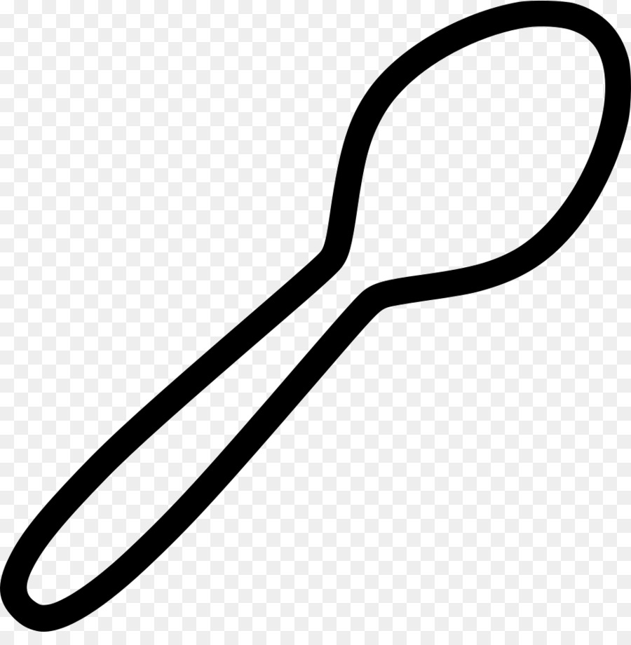 spoon clipart outline