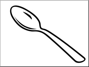 On Spoon Clipart