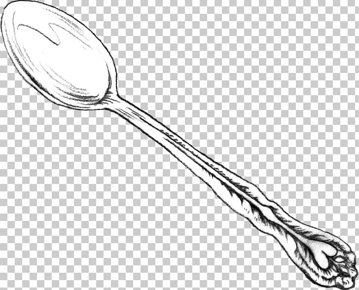 Spoon Knife Fork Drawing Black And White PNG, Clipart, Black