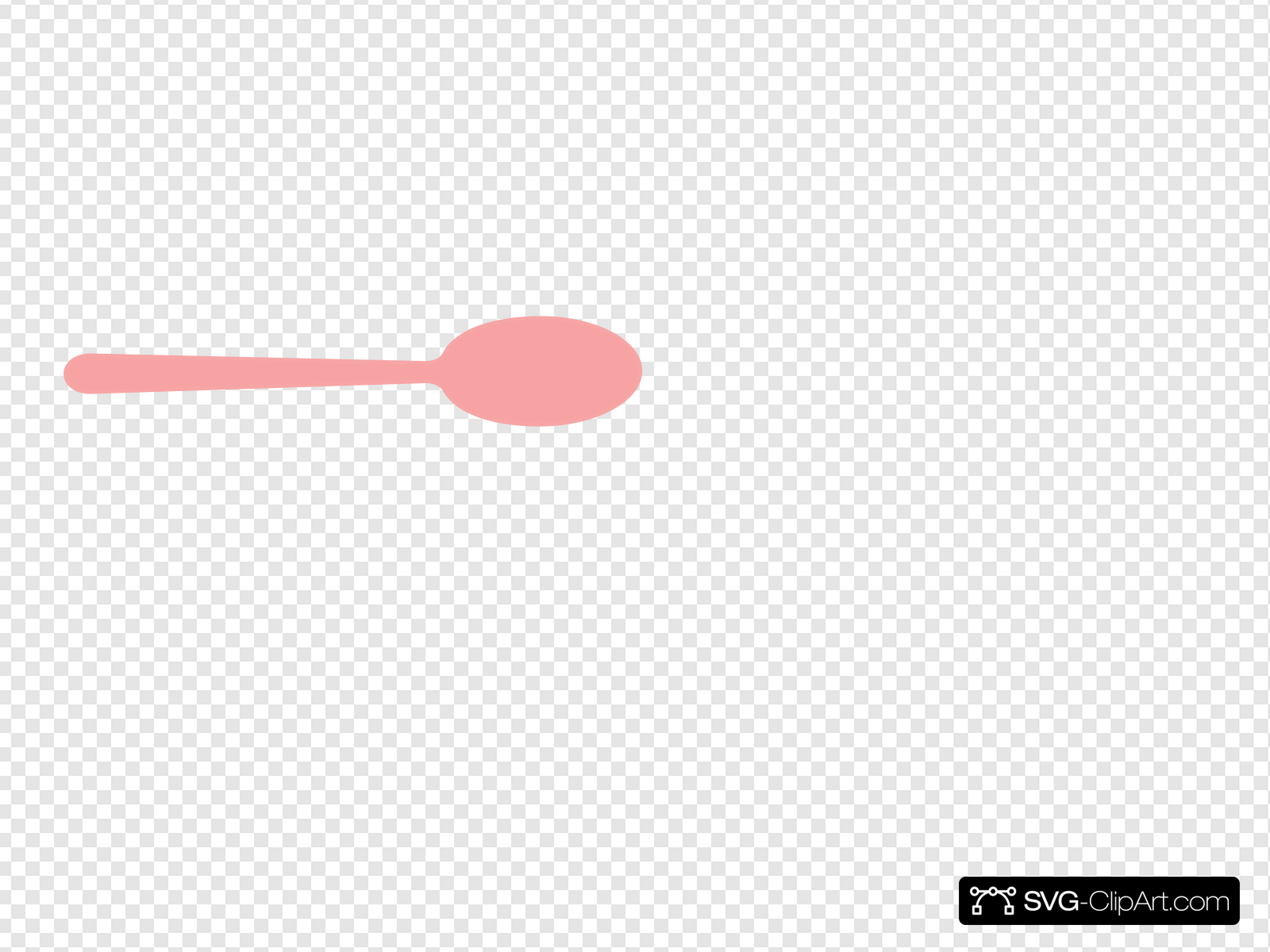 Pink spoon clip.