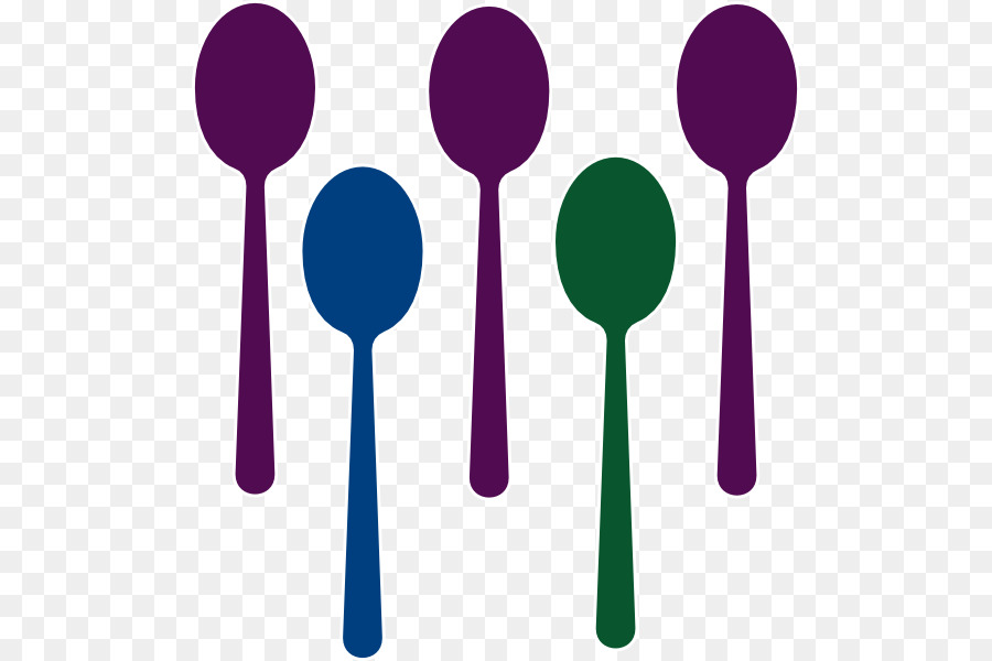 spoon clipart purple