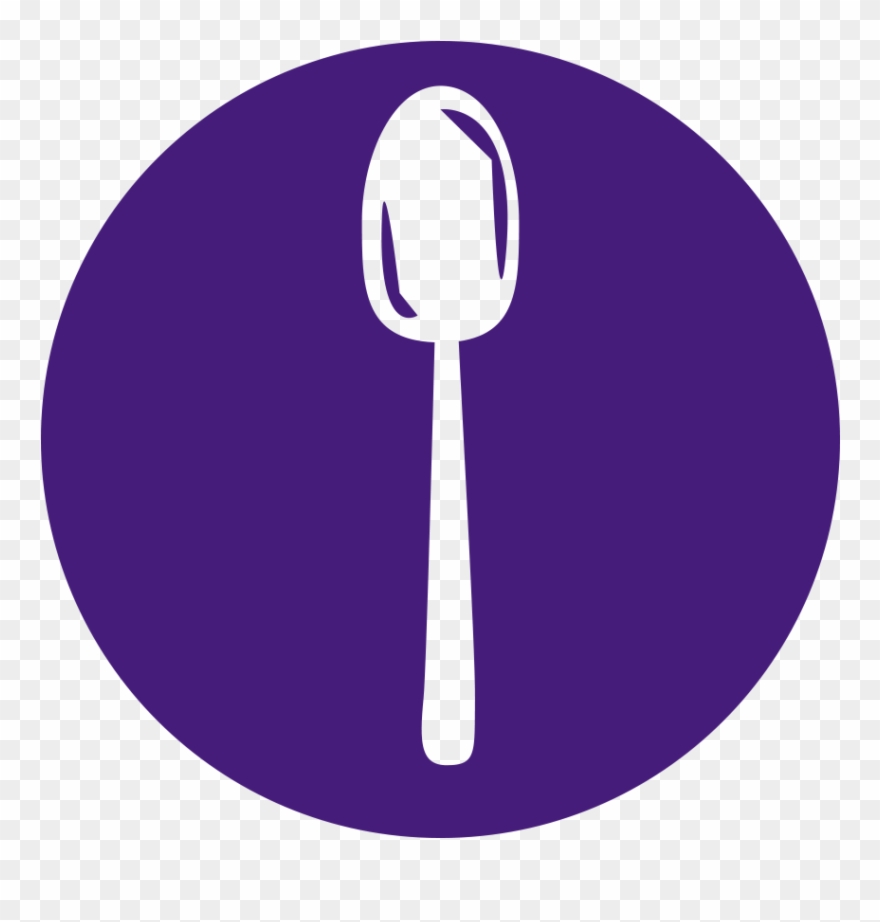 Spoon clipart purple.