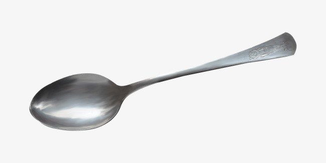 spoon clipart silver