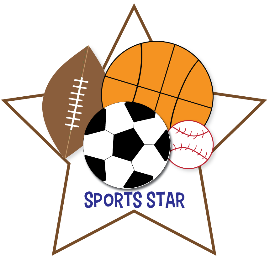 All star sports clipart birthday