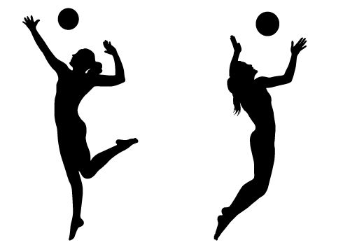Volleyball court clipart.