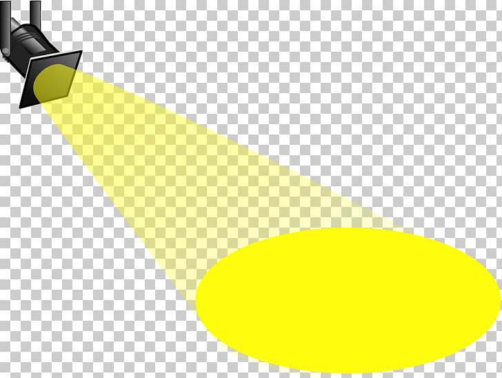 Spotlight , spot light, yellow spotlight illustration PNG