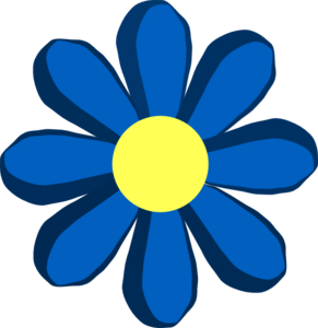 Blue spring flower.