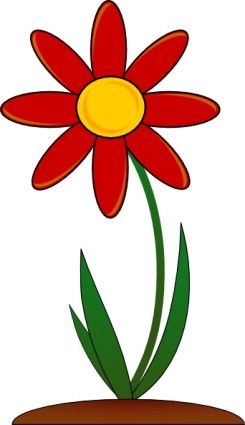 Spring flowers clip art border Free vector for free download