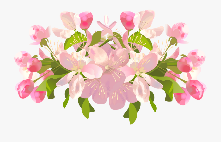 Flowers On Transparent Background