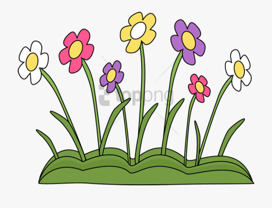Spring Flowers Clipart Clear Background