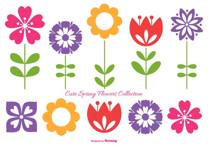 Cute Spring Flowers Collection