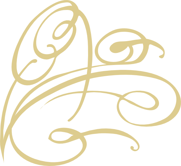 squiggle clipart gold