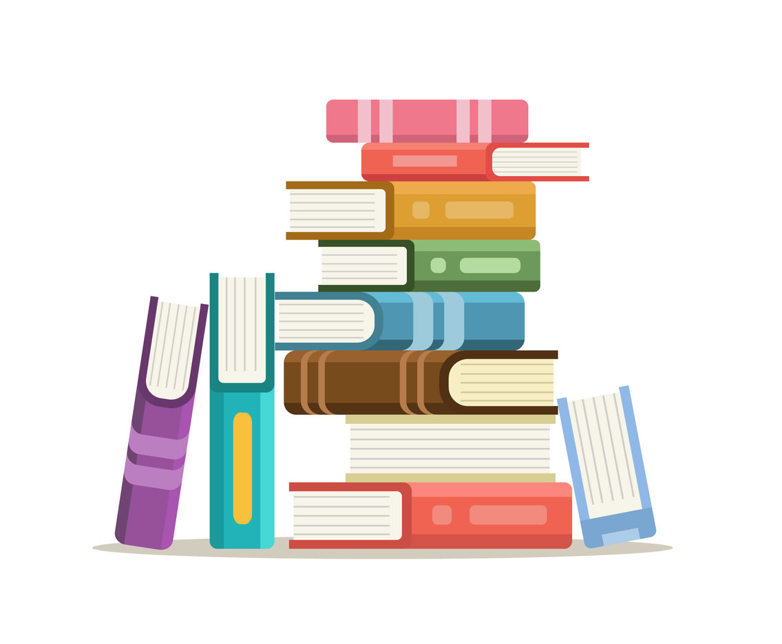 Stack Of Books Clipart Vector Vector Art