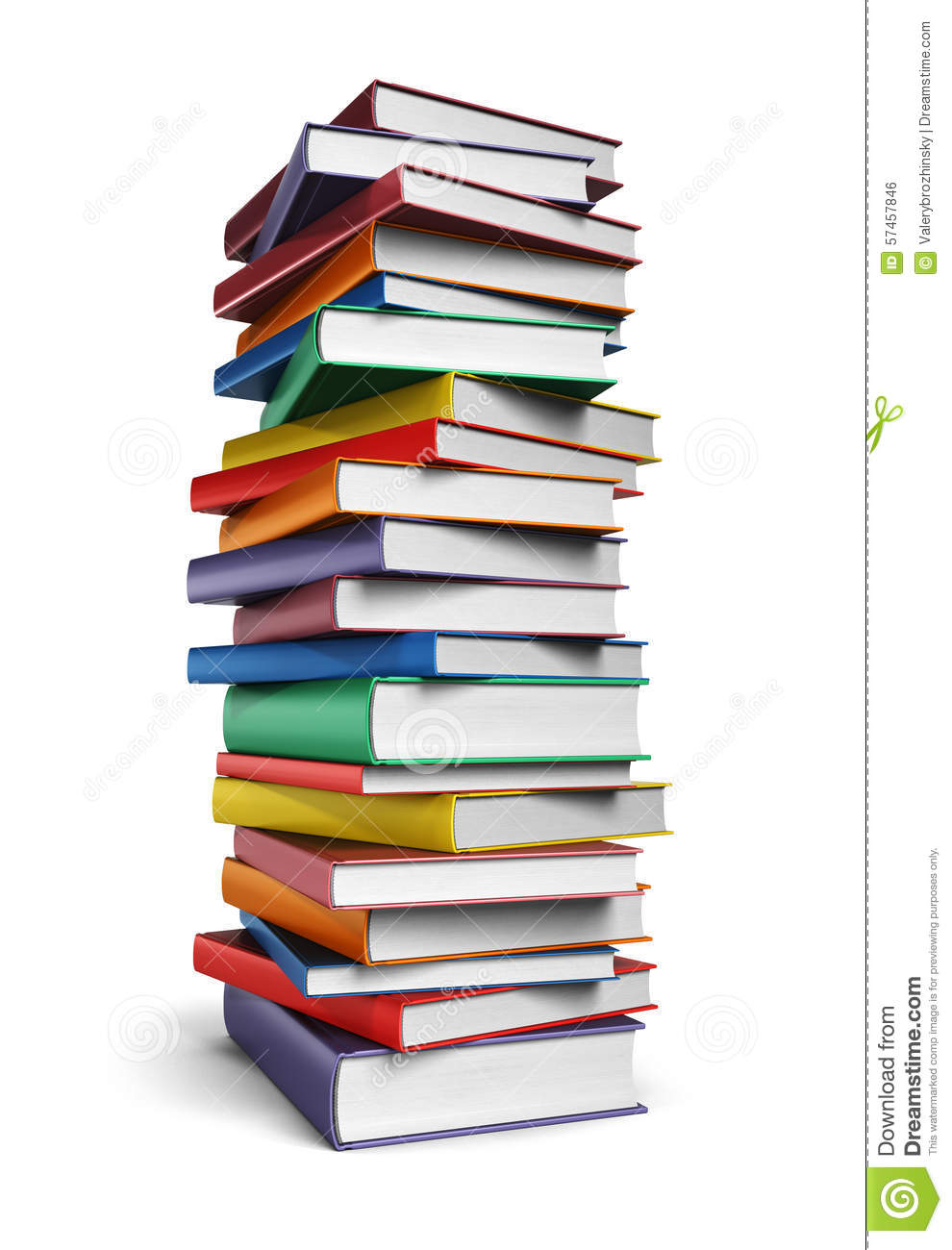 stack of books clipart large