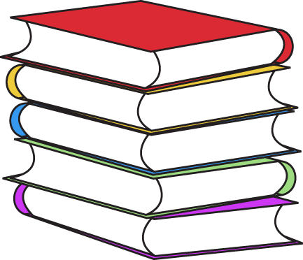 Book clipart stack of books