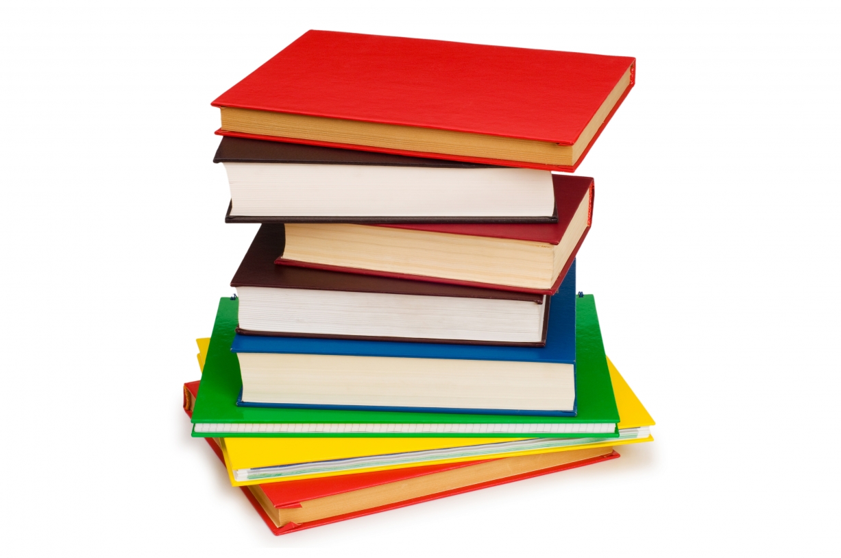 stack of books clipart teacher