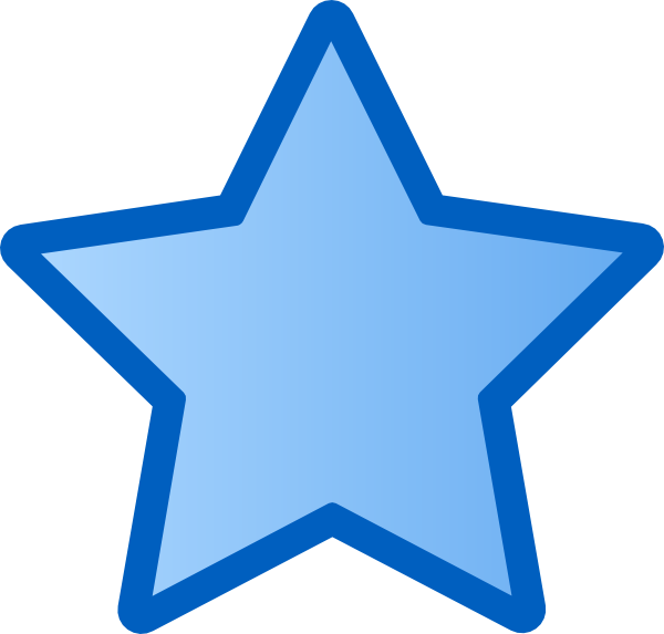 Free Blue Star, Download Free Clip Art, Free Clip Art on