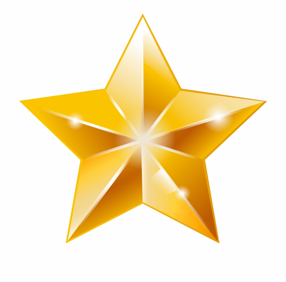 Gold stars png.