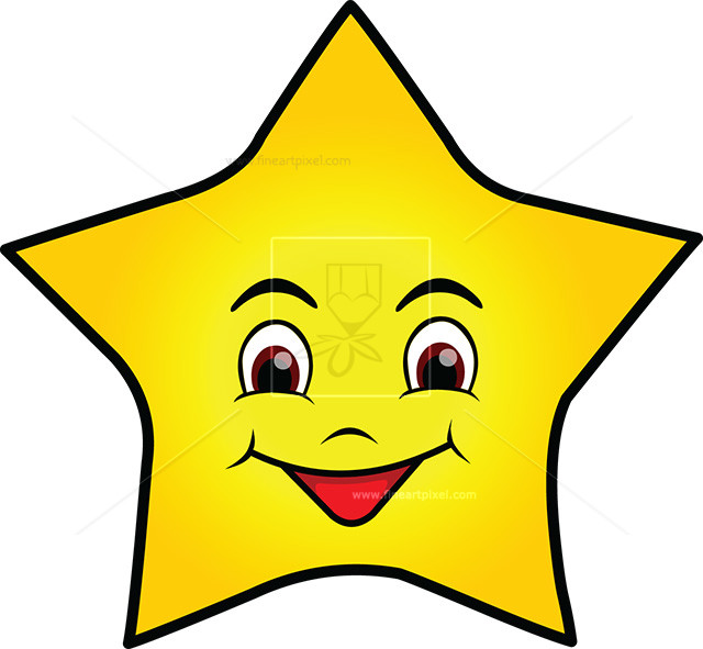 Happy star clipart