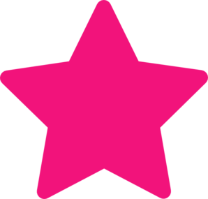 Pink Star clip art