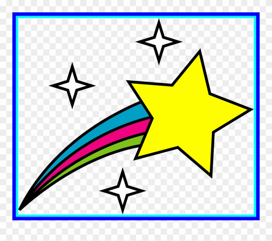 Shooting star clipart.