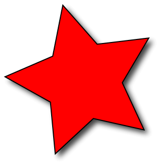 Free red star.