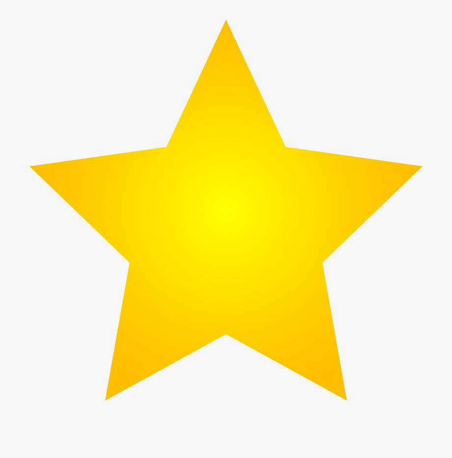 Gold star clipart.