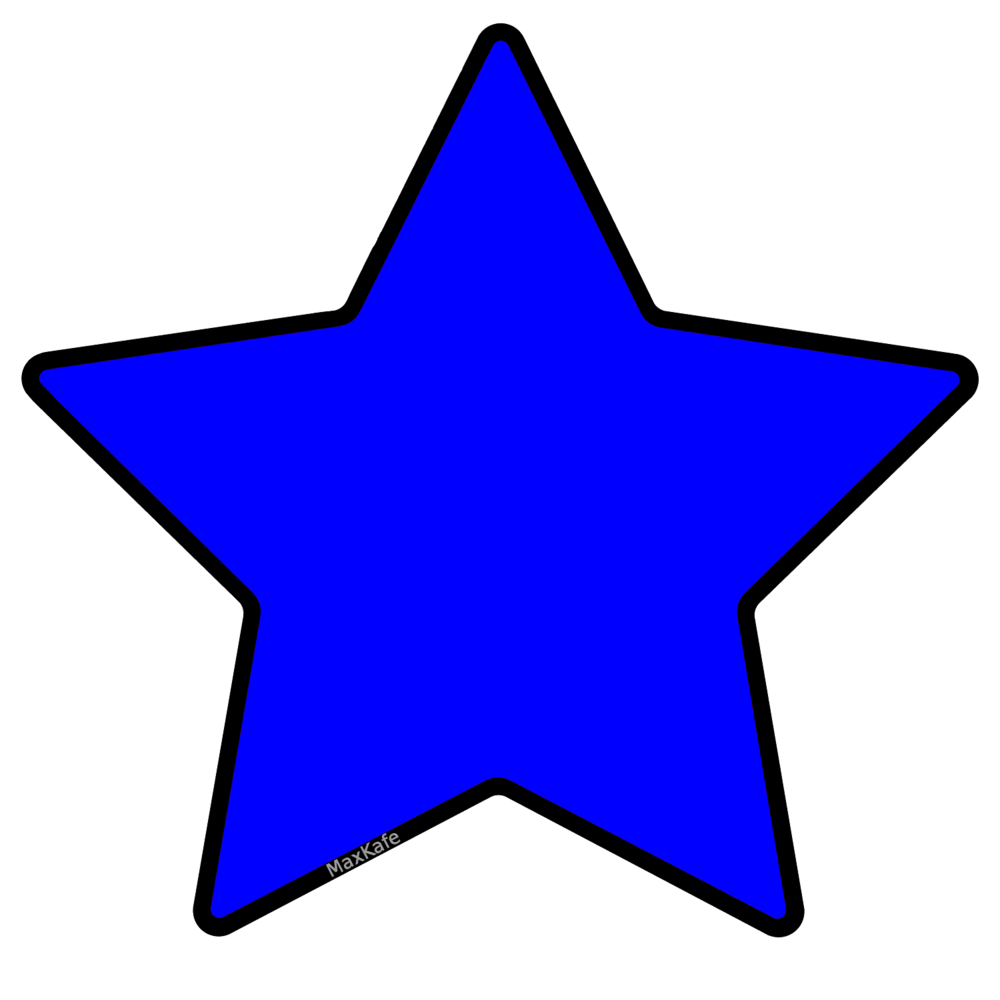 Blue star clipartsco.