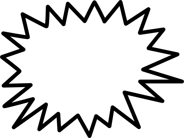 Similiar starburst shape clip art keywords clipartbarn