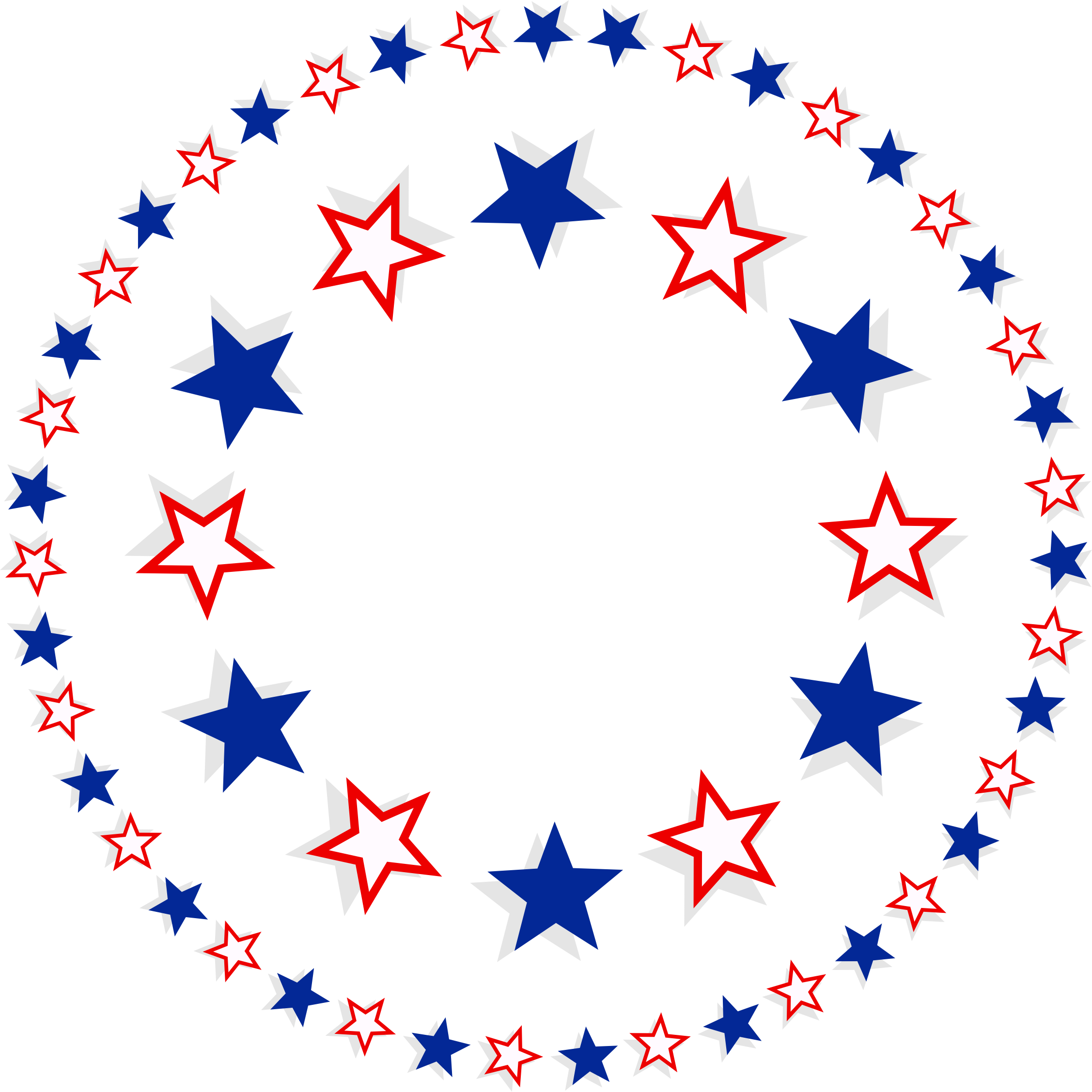 Download Clipart Patriotic Stars Free Download Png Clipart