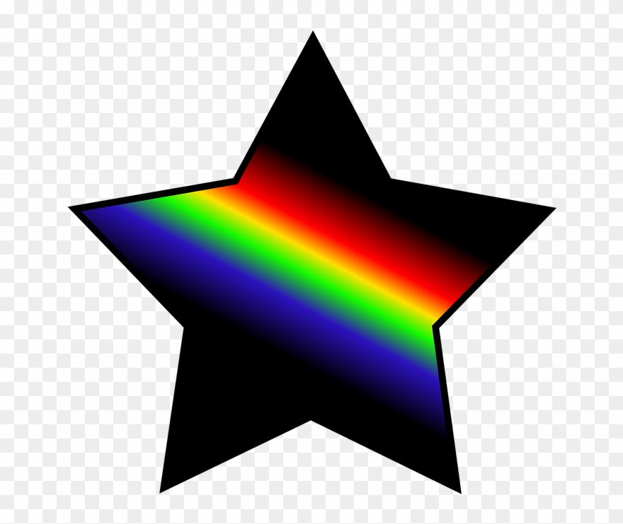 starburst clipart rainbow