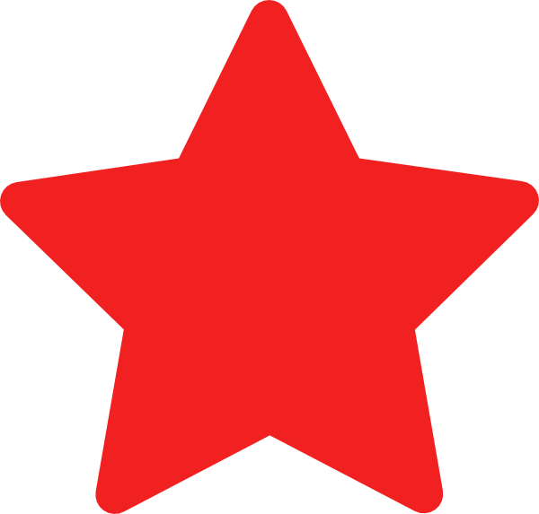 Red star clipart.