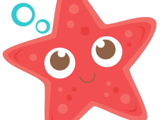 Starfish clipart kawaii.
